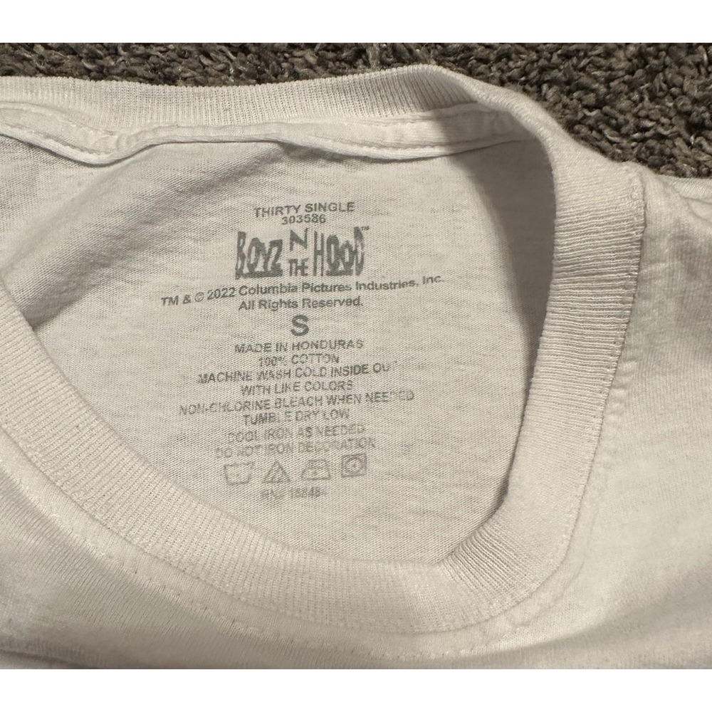 Boyz N The Hood T-Shirt Mens Small White Graphic Movie Streetwear Tee - Picture 3 of 7
